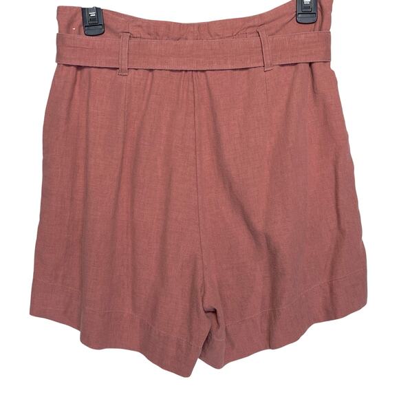 ABERCROMBIE & FITCH Women’s Belted high-waisted Linen Blend Short - Picture 5 of 5